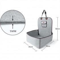 227 Dieren Accessoires Hondenmand voor Voorstoel Grijs€ 44,95
