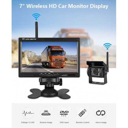 215 Achteruitrijcamera's Draadloze Grote Achteruitrijcamera Set 7inch€ 109,95
