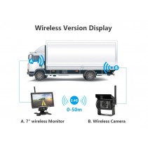 270 Achteruitrijcamera's Draadloos Dubbele Achteruitrijcamera Set 7inch€ 139,95