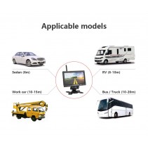 270 Achteruitrijcamera's Draadloos Dubbele Achteruitrijcamera Set 7inch€ 139,95