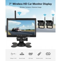 270 Achteruitrijcamera's Draadloos Dubbele Achteruitrijcamera Set 7inch€ 139,95