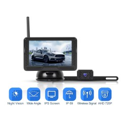 128 Achteruitrijcamera's Draadloze achteruitrijcamera set 4.3inch€ 89,95