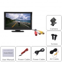 41 Achteruitrijcamera's Achteruitrijcamera Set 5inch Monitor€ 59,95