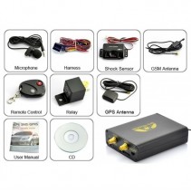 GPS Trackers | Real-Time Auto GPS Tracker en Alarm Systeem (Afstandsbediening, Microfoon,Shock Sensor) | € 69,95